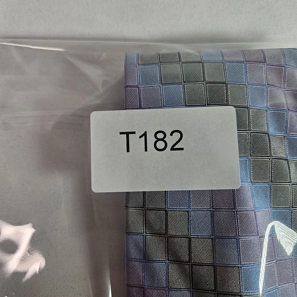 Calvin Klein 100% Silk Tie Geometric Purple 3.5